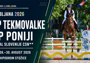 Državno prvenstvo za tekmovalke in ponije – Ljubljana 2026